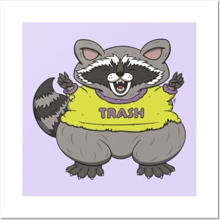 Cute raccoon Posters and Art